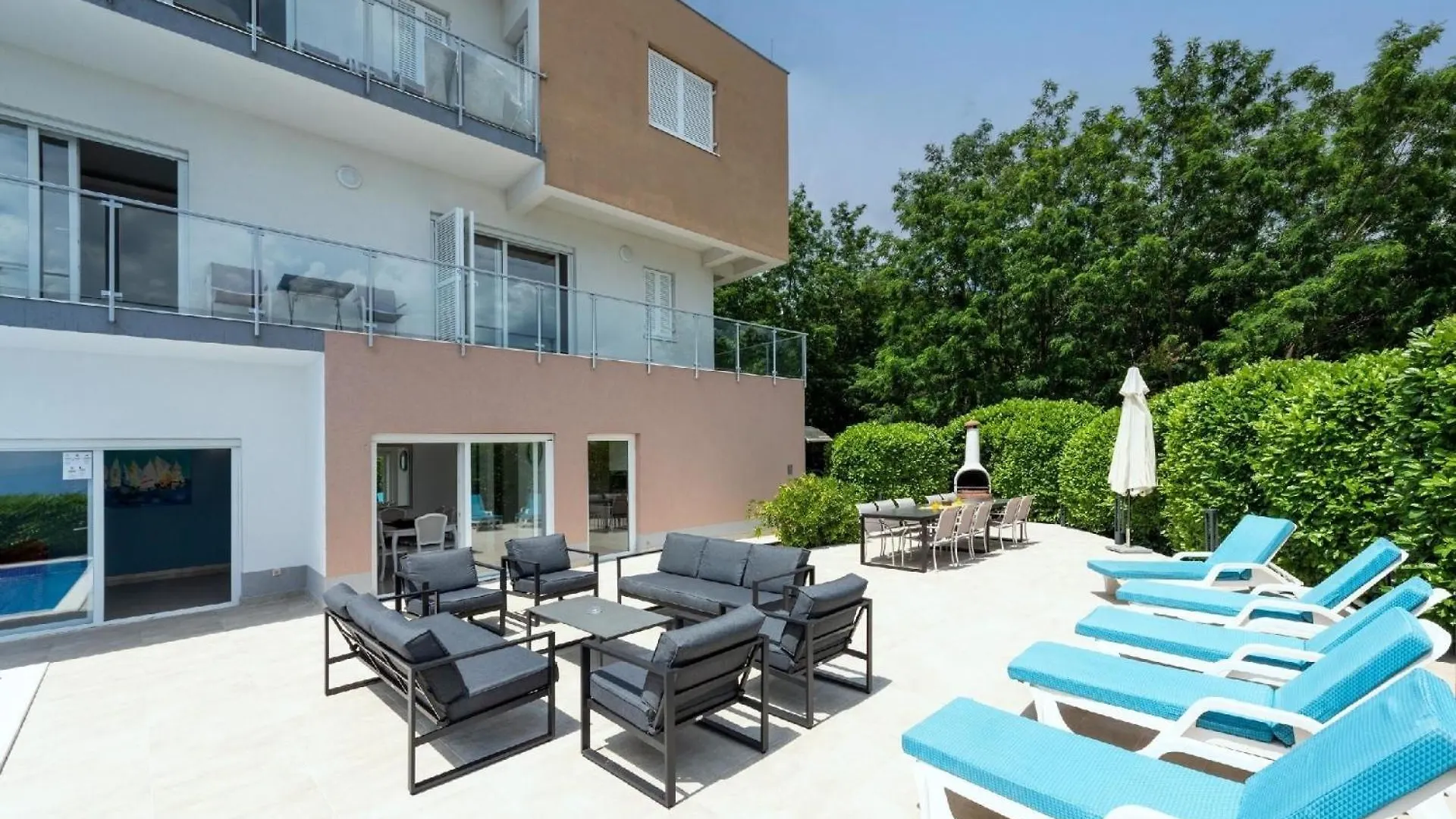 Ferienhaus Mit Privatpool Fuer 10 Personen Ca 227 Qm In Poljane, Kvarner Bucht Gespanschaft Primorje-Gorski Opatija